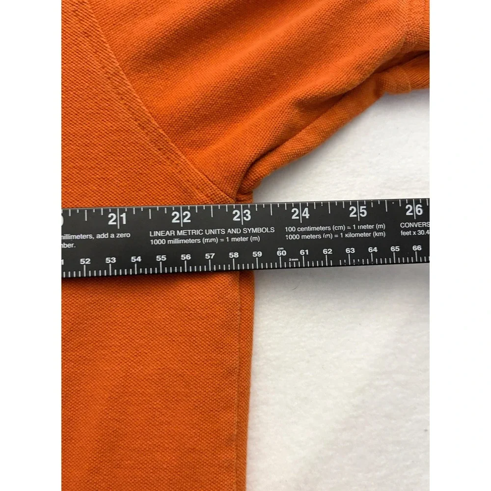 Antigua Men's Large Texas Longhorns Polo Shirt Burnt Orange Cotton Pique NCAA